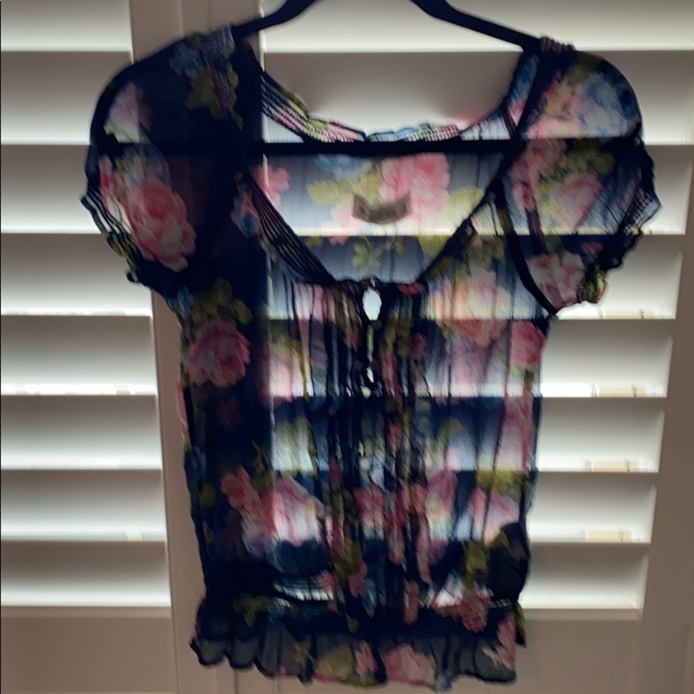 Women’s Abercrombie floral blouse